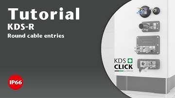 Tutorial: Mounting instructions round cable entries KDS-R (M40-M63)