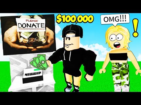I Gave A Poke Fan 100 000 To Pay Her Bloxburg Bills Roblox Youtube - poke fan turned into poke hater for robux i watched the entire
