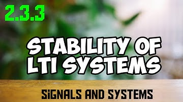 Stability of an LTI System