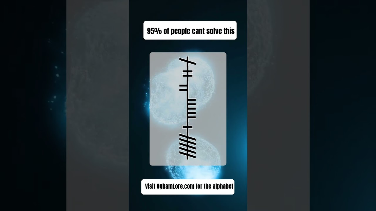 Can You Solve The Ogham ?
