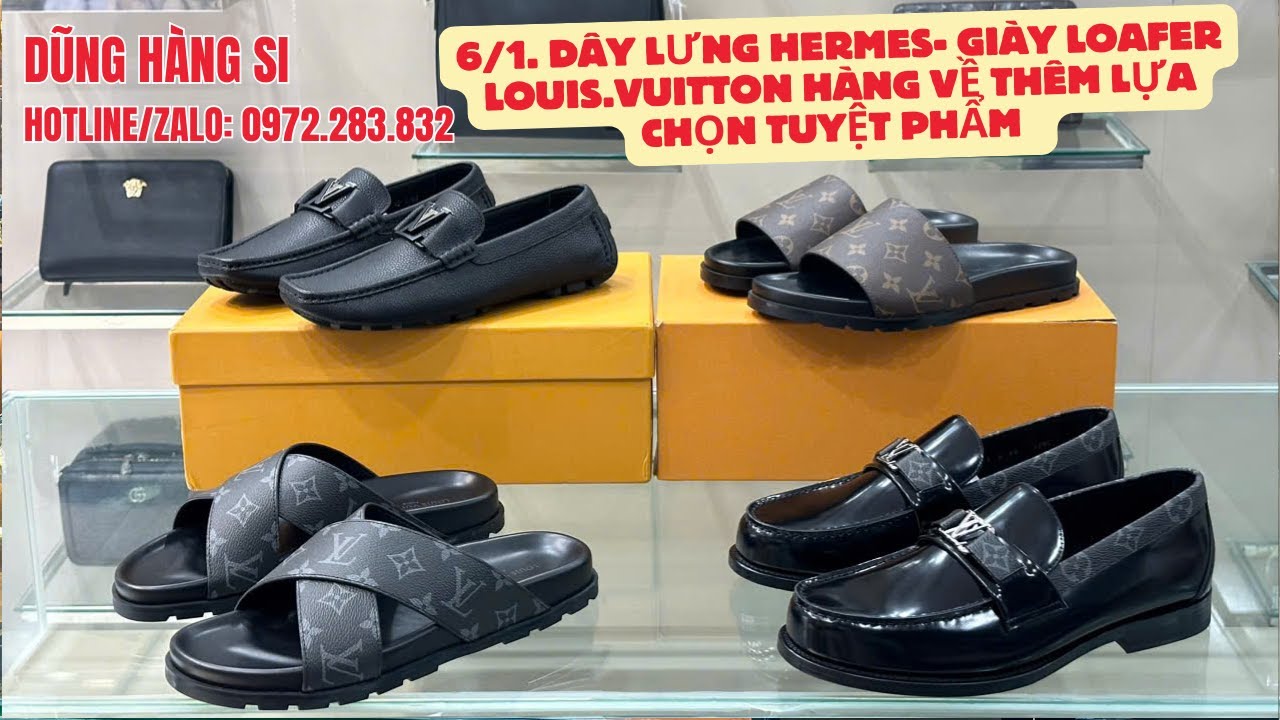 6/01 - Dây Lưng Nam Da Bò  Giày Lười Mẫu Tuyển Chọn Giá Cực Tốt