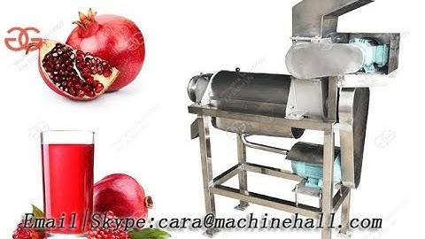Pomegranate Juicer Machine Video|Fruit Juicer