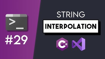 #29 String Interpolation - C# Tutorials for Beginners | CoffeeNCode