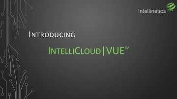 Introducing IntelliCloud VUE!