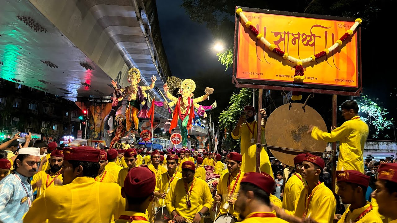Epic Dhol Performance: Samarthya Dhol Tasha Pathak Dombivli l Parel Cha Vignharta .