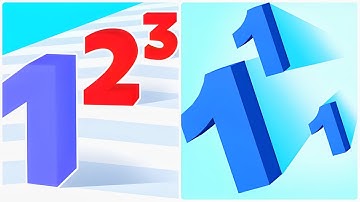 Number Master 3D VS Number Merge Run - All Levels (Android, IOS) Gameplay 