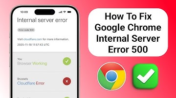 How To Fix Google Chrome Internal Server Error 500 | Fix Error Code 500 in Chrome (2025)