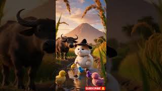 Keajaiban Alam Cat & Chicks Di Sawah