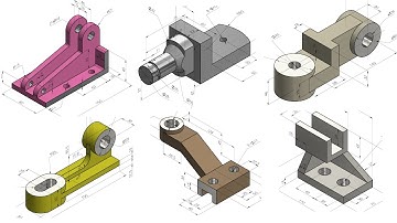 Solidworks Exercises[174, 175, 176, 177, 178, 179]