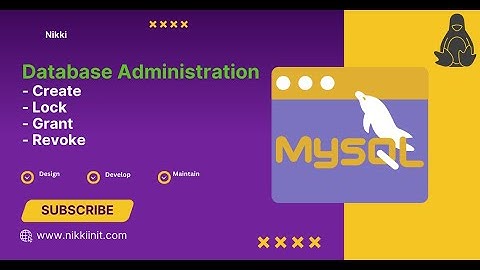 MySQL DBA Tutorial | Install | Grant And Revoke Privileges | Create Users | LOAD DATA