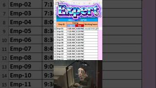 Beginner vs Expert 🔥 Calculate Employee Working Hours in Excel | Official Excel Pro