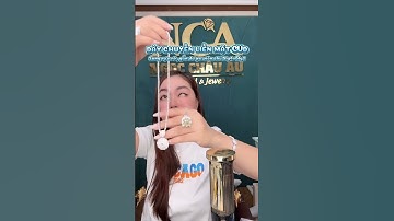 💎 Sợi dây chuyền liền mặt kim cương CVD – sang rực rỡ, gắn được viên chủ 5ly4–6ly3- Ngọc Châu Âu