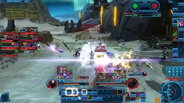 SWTOR 3.2 PvP: Deception Assassin - 7 v 8 (Ancient Hypergate)