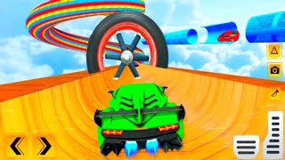 EXTREME MEGA RAMP SPORTS CAR STUNTS RACING 3D #Android GamePlay #Cars Racing Games Download screenshot 4