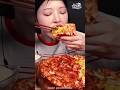 🍠 Soft, Sweet &amp; Cheesy… 🧀✨ Korean Sweet Potato Pizza ASMR Mukbang 😍 #asmr #mukbang #themukbangmood