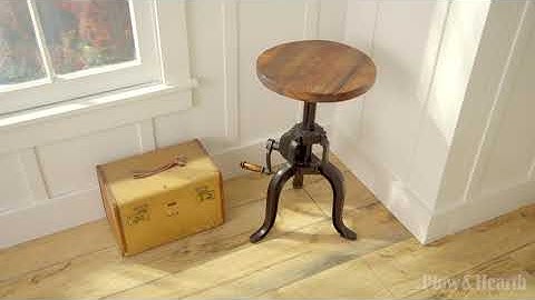 Allegheny Reclaimed Wood Adjustable Crank Table