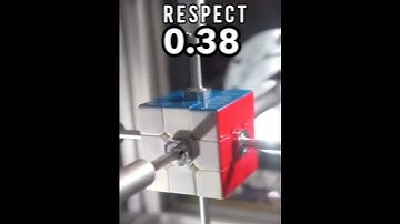 CUBE WORLD 🌎 RECORD 🤨. Human cuber 🆚 Robot #shorts #robot #human #vs