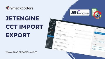 JetEngine Custom Content Type Import & Export in WordPress