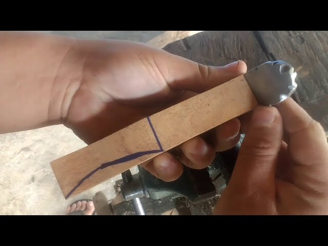 Cabo Pistol Grip Para Faca Como Fazer Cutelaria Youtube