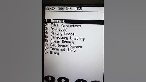 VERIFONE POS VX520 & VX680 POS TERMINAL RESTART SOLUTION