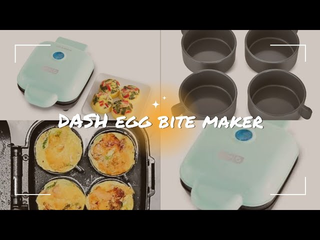 Making Egg Bites In A Dash Egg Bite Maker 🥚 🍳 