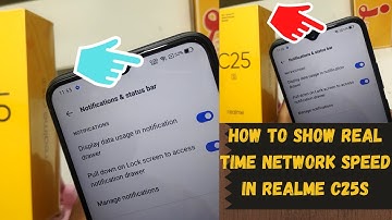 How to Show Real Time Network Speed in REALME C25S,C25Y,C25|   Network Speed Indicator Realme C25s