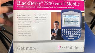 blackberry 7230 von T-mobile . điện thoại di động cổ tồn kho