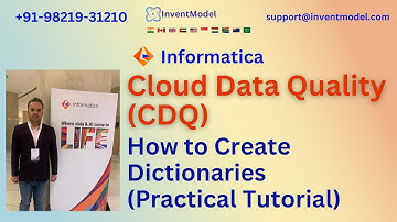 How to Create Dictionaries in Informatica Cloud Data Quality?