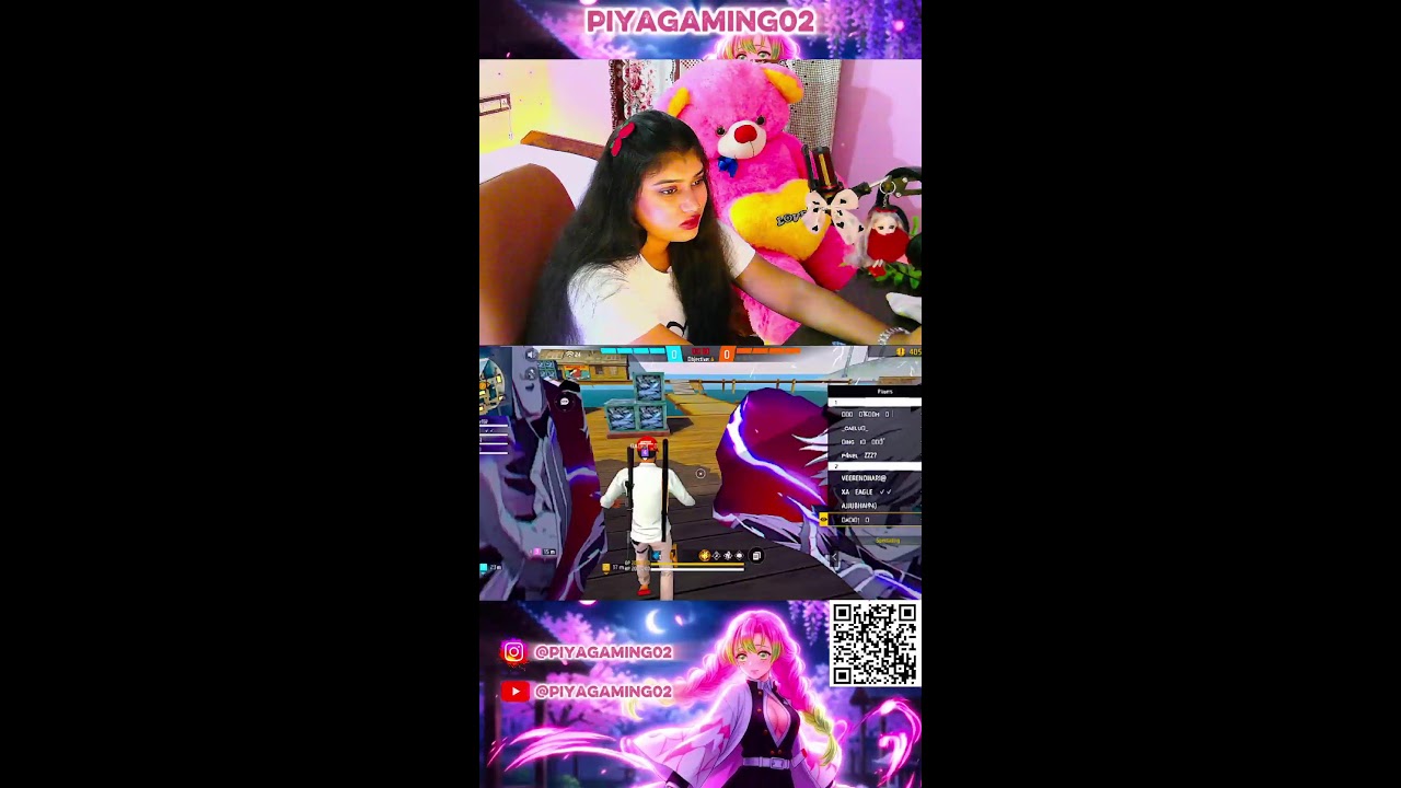 Free Fire Shorts Live 🔥 | ID Check + Guild Test | Facecam | Piya Gaming  #freefire #live #girlgamer