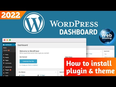 WordPress Admin Dashboard Tutorial || Full Overview of WordPress Admin ...