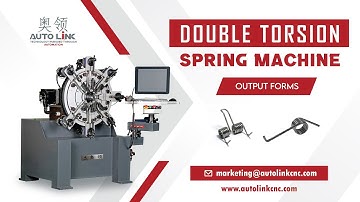Double Torsion Spring Machine| Customized 10 - Axis CNC Wire Forming Machine | WF - 1025R