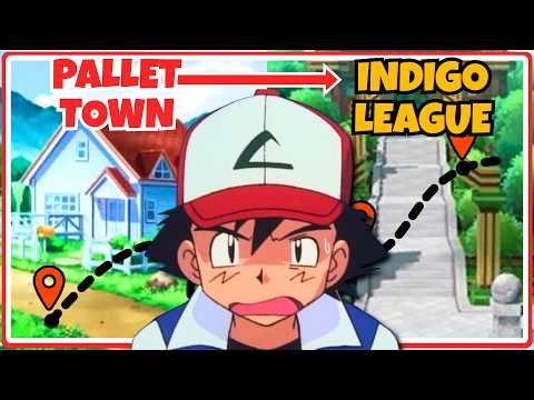 WHERE DID ASH ACTUALLY GO IN KANTO