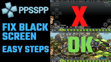 How to Fix Black Screen Issue on PPSSPP Emulator in Easy Steps #ppsspp