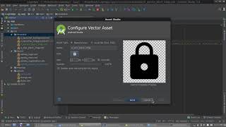 How to add  vector assets in android application | 2017