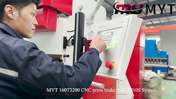 MYT® WC67K-160T3200 CNC hydraulic press brake with TP10S system