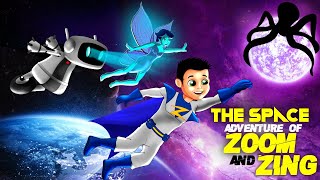 "Zoom and Zing: Galactic Explorers - An Epic Space Adventure!"