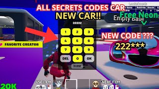 STEAL A RIDE MAP FORTNITE CREATIVE - ALL SECRETS CODES NEON-X, NEW CARS