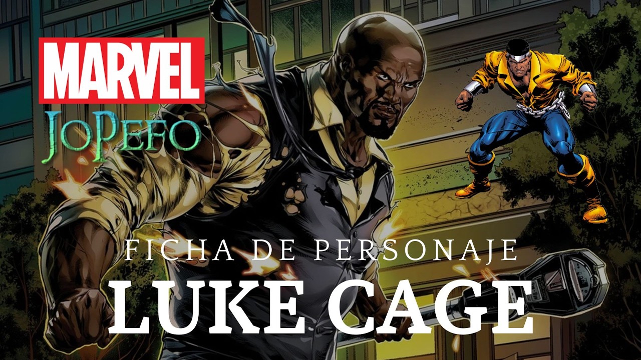 Marvel Luke Cage Ficha de personaje.