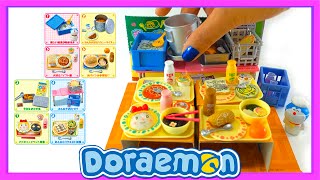 Doraemon Happy School Lunch Re-Ment Mini Food Japanese Playset From Doraemon Cartoon