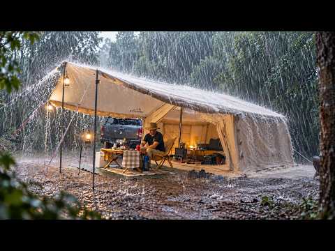 A Cozy Night Alone in the Forest | Coody 10.0 Camping