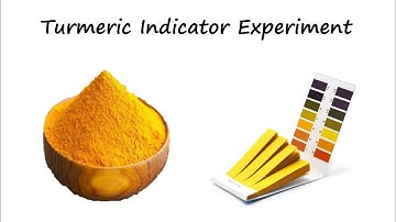 Turmeric Acid Base Indicator Experiment