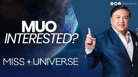 Is Arnold Vegafria interested to buy Miss Universe Organization if ever ? 