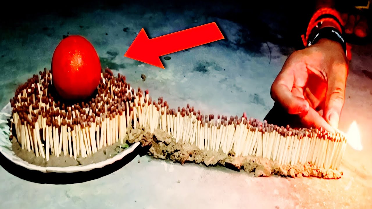 Matchstick Chain Reaction😱🔥|| Matchis ka tilli || @CRAZYHACKER🔥