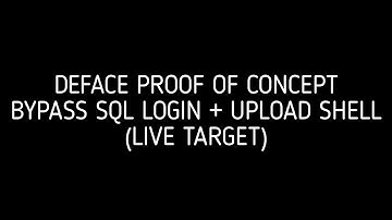 Deface Poc Bypass Sql Login + Upload Shell (Live Target)