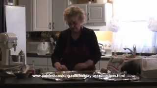 Holiday Bread Recipe Shaped as a Sheaf of Wheat