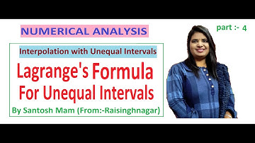 Interpolation With Unequal Intervals| Divided Difference Formula| Lagrange