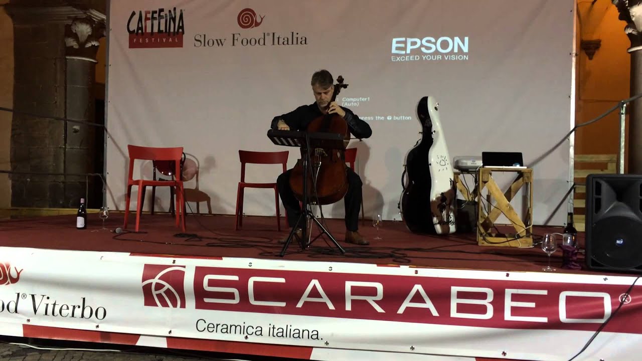 Caffeina - Il violoncellista Luca Franzetti