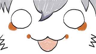 【作業雑談】裏で絵を描いてるからすこしおはなそ！【ケモノ系Vtuber】 #shorts #Vtuber