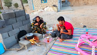 Nomadic Life: Azam and Mahmoud Excavate, Cook, and Savor Tea by the Fire