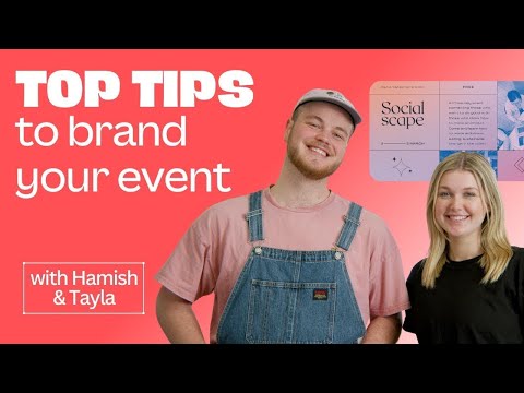 Event Design: How to create banners, badges, merch, social media and MORE